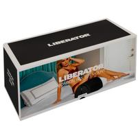 Seksualinė pagalvėlė vibratoriui Liberator BonBon, juoda, su laikikliu, 63,5 x 23 x 35,5 cm