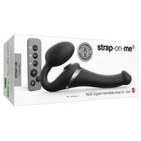 Bezsiksnis Strap-On-Me Multi Orgasm, klitorio stimuliacija, juodas, S dydis
