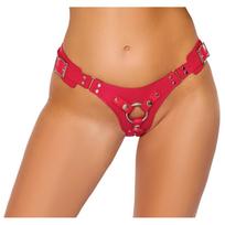 Bad Kitty raudonos odos imitacijos strap-on kelnaitės S-L