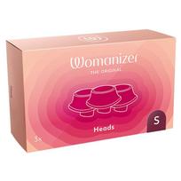 Keičiamieji antgaliai Womanizer S dydis raudoni 3 vnt