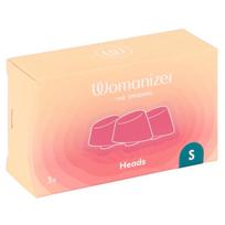 Pakeičiamieji antgaliai S dydis mėlyni 3 vnt Womanizer