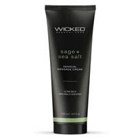 Wicked drėkinamasis masažo kremas su šalavijų ir jūros druskos kvapu 120 ml