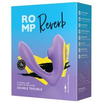 Vibratorius ROMP Reverb, G taško ir klitorio stimuliacija, 10+10 režimų