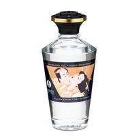 Shunga šildantis masažo aliejus su vanilės aromatu ir skoniu 100 ml