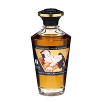 Shunga šildantis masažo aliejus su karamelės kvapu 100 ml