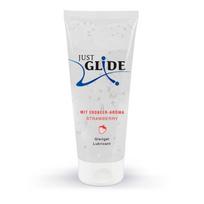 Just Glide braškių skonio vandens pagrindo lubrikantas 200 ml