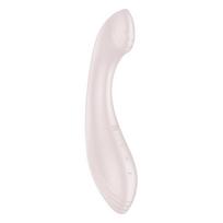 G taško vibratorius SATISFYER G-FORCE, 50 režimų, IPX7, baltas