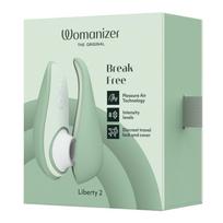 Klitorio stimuliatorius Womanizer Liberty 2, 8 intensyvumai, Sage, atsparus vandeniui