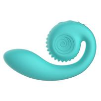 Inovatyvus dvigubas stimuliatorius Snail Vibe Gizi mėlynas