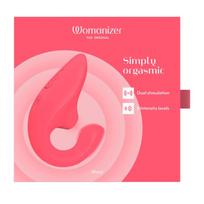 Womanizer Blend mini oro pulsatorius ir G taško stimuliatorius rožinė S-L