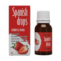 Afrodiziakas moterims ir vyrams braškių skonio 15ml Spanish Drops