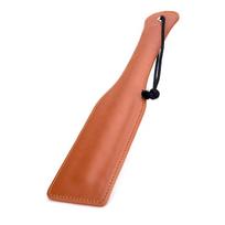 BDSM plakimo mentelė Blaze Elite, ruda dirbtinė oda, šiek tiek lanksti, 32 cm