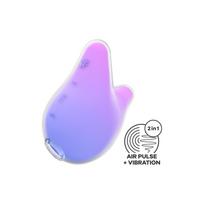 Satisfyer Mermaid Vibes klitorio oro pulsuoklis su vibracija violetinė/rožinė