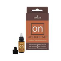 Stimuliuojantis aliejus moterims Sensuva ON Chocolate, šokolado skonio, 5 ml