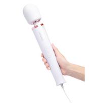 Le Wand Plug-In balto nuolatinio maitinimo masažuoklis