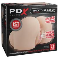 PDX Elite Back That Ass Up realistiškas vibratorinis masturbatorius