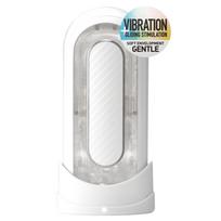 Masturbatorius su vibracija Tenga Flip Zero Gravity balta