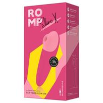 Vibratorius ROMP Shine X klitorio oro pulsuoklis, rožinis, 10 intensyvumų