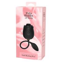Klitorio stimuliatorius su vibruojančiu kiaušinėliu Fifty Shades of Grey Dark Blushing Rose, 2in1