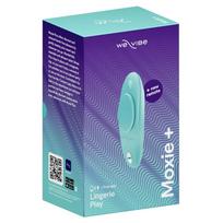 Kelnaičių vibratorius We-Vibe Moxie+ Aqua, 10 vibracijos režimų
