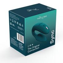 Porų vibratorius We-Vibe Sync2, žalias, silikoninis, su pulteliu ir programėle