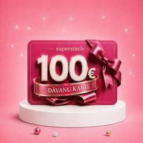 Elektroninė dovanų kortelė, kurios vertė 100 €