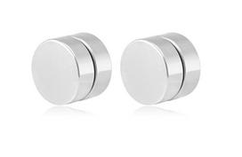 Troli Plieniniai magnetiniai auskarai 2 in 1 (karoliukai, mini sagė) VSE6018S-PET sTO3876