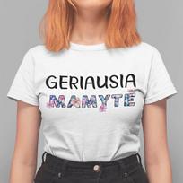 Moteriški marškinėliai "Geriausia mamytė", Pastelinė rožinė
