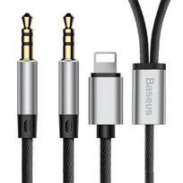 Baseus cable L33 audio 8-pin / mini-jack (3,5 mm) for mini-jack (3,5 mm) black