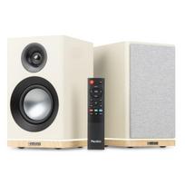 „Audizio KS12“ aktyvios lentyninės kolonėlės, 80 W, kreminės spalvos, BT