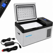 Kompresorinė šaldytuvas 20L, -20°C iki +8°C, 12V/24V/230V, automobiliui ir kemperiui – StandHeiz