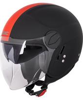 Motorolerio šalmas W-TEC Vernante - Black Matt-Corsa Red