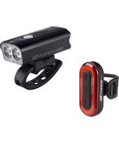 Žibintų komplektas FORCE DIVER ARC USB