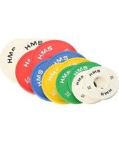 Olimpinis gumuotas svoris CBRS05 HMS 50 mm - 2 x 5 kg