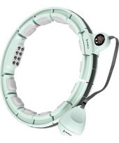 HHM13 HULA HOOP GREEN MAGNETIC WITH WEIGHT + COUNTER HMS