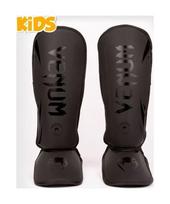 Venum Challenger Kids Shin Guards - Black/Black