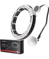 HHM16 HULA HOOP WHITE MAGNETIC WITH WEIGHT + COUNTER HMS