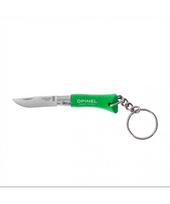 "Opinel Colorama 02 inox grab green" raktų pakabukas peilis