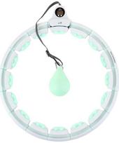 HHW06 GREEN HULA HOOP WITH WEIGHT + COUNTER HMS