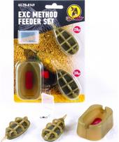 Metodinių šėryklėlių rinkinys su formele Extra Carp, 50,60g