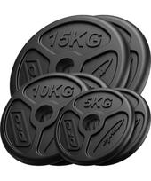 Ketaus svorių komplektas Marbo MW-2x15KG_2x10KG_2x5KG-OLI, 60kg / 2x15kg + 2x10kg + 2x5kg