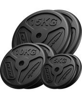 Ketaus svorių komplektas Marbo, 60kg / 2x15kg + 2x10kg + 2x5kg