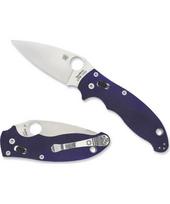 Sulankstomas peilis Spyderco C101GPDBL2 Manix 2, tamsiai mėlynas