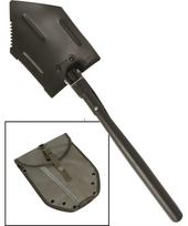 US FOLDING SHOVEL WITH POUCH RUBBERED