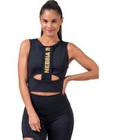 Moteriški sportiniai marškinėliai Nebbia Honey Bunny 822 - Black