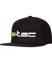 Kepurė su snapeliu W-TEC Russjack - Black with Green-White Logo