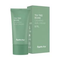 FARMSTAY TEA TREE BIOME CALMING SUN apsauginis kremas nuo saulės, 50 g