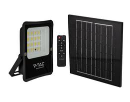 LED prožektorius su saulės baterija V-TAC VT-55200, be judesio daviklio, 16W, 1600lm, 4000K, IP65, l