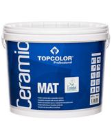 Vandeniniai vidaus dažai TOPCOLOR Ceramic Mat, 9 L, A bazė, matiniai, sienoms