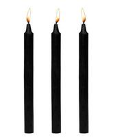 Fetišo žvakės Dark Drippers 3vnt, juodos